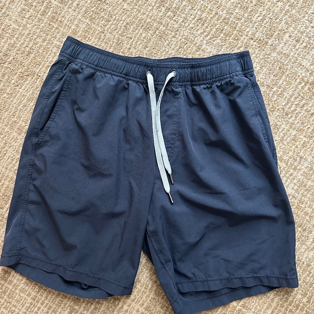 Fair Harbor Navy One Shorts Medium/8" length w/Liner